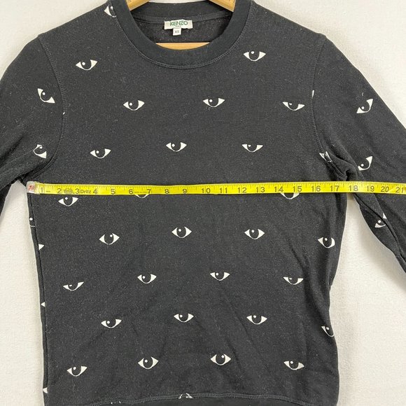 KENZO Eye Print Crewneck Sweatshirt Womens XS - Picture 10 of 11